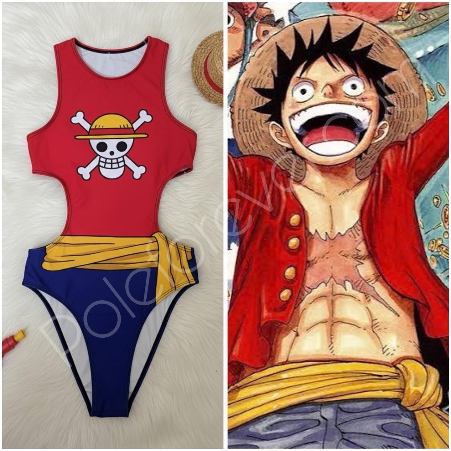 Body enganche one piece luffy