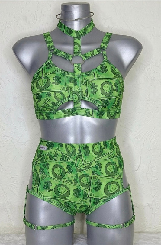 Conjunto Exotic Arnés money 🦀 🧽 🐙