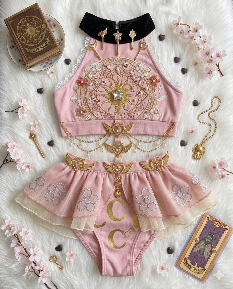 Conjunto sakura card captors