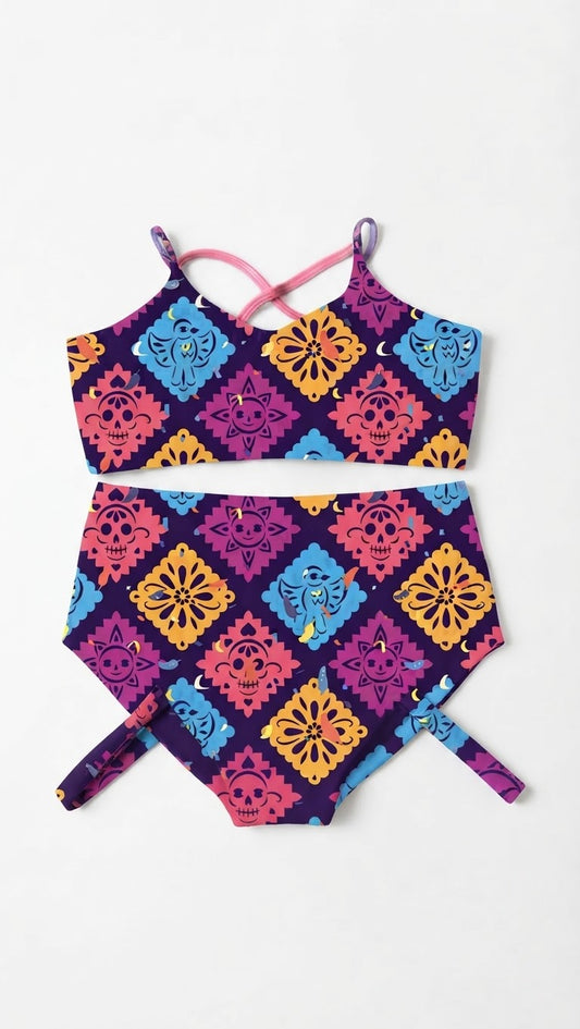 Conjunto Entrelazo papel picado