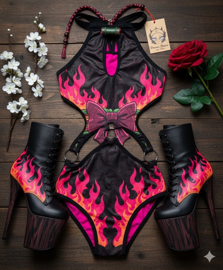 Body Aros Argolla Tanjiro Demon Slayer Inspo.