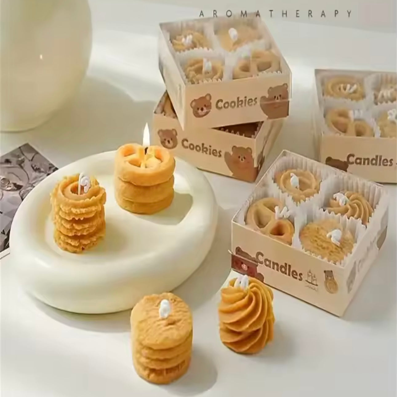 Velas de galletitas 4pzs.