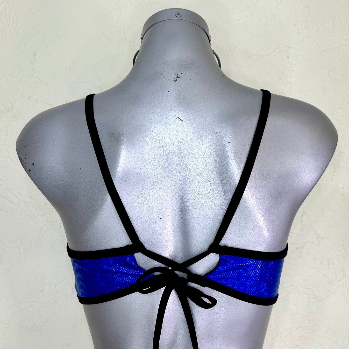 Top jazmin azul holograma