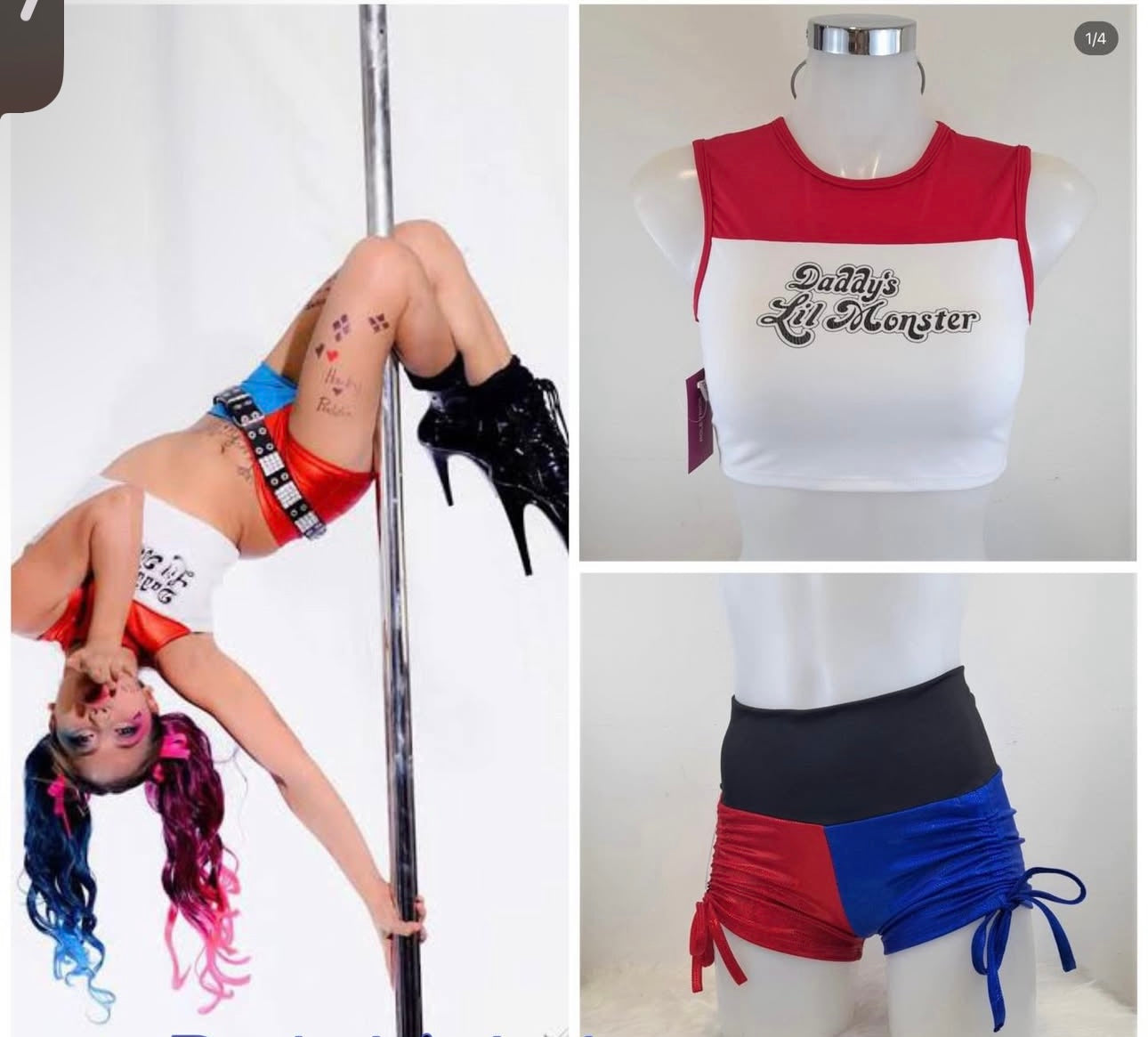 Cosplay conjunto HARLEY QUEEN 🃏
