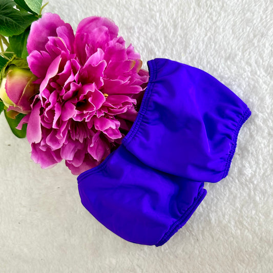 Protectores de pleasers de licra morado obscuro