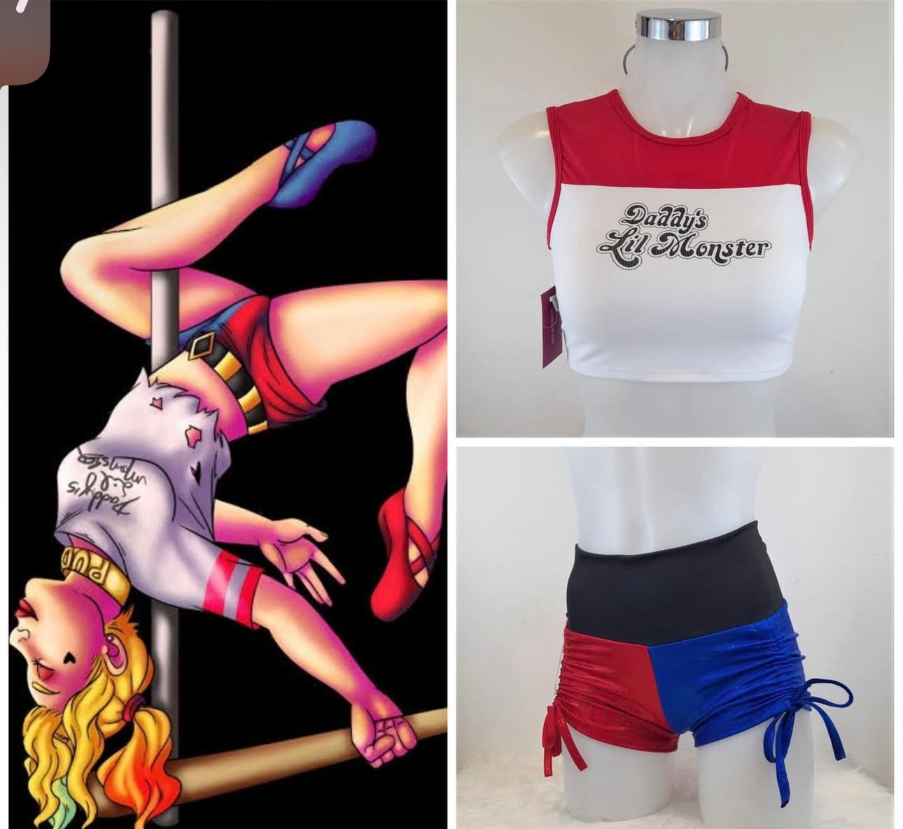 Cosplay conjunto HARLEY QUEEN 🃏