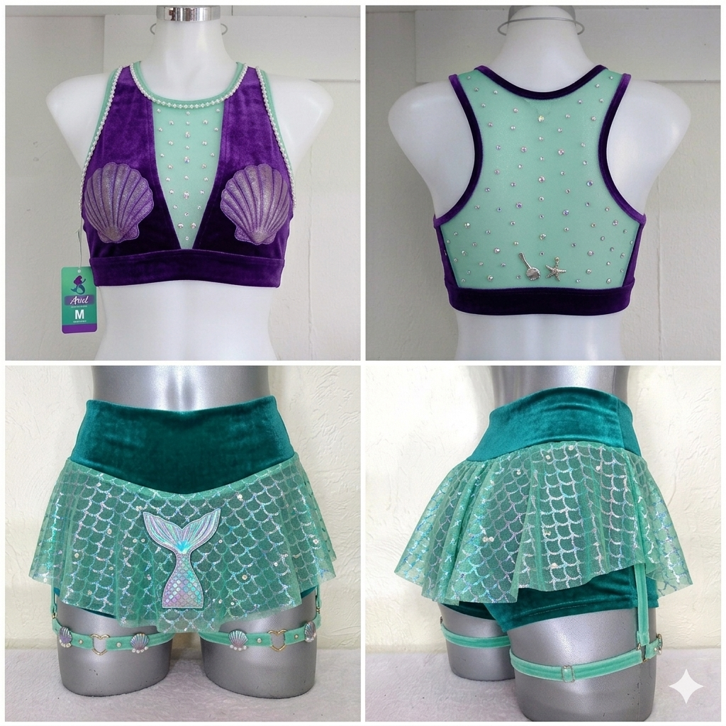 Conjunto princesa Sirenita 🧜‍♀️ Premium