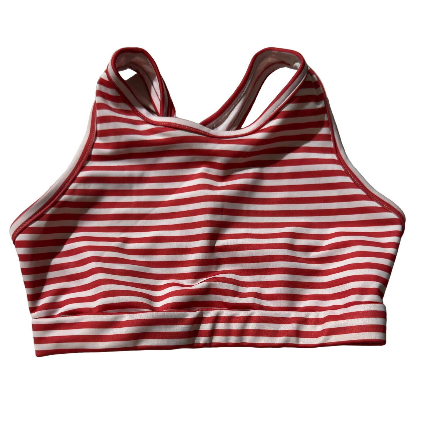 Top rojo rayado xs/s