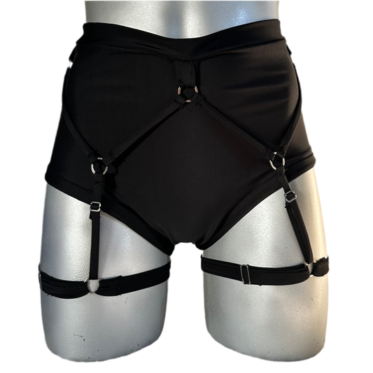 Cachetero zig-zag negro