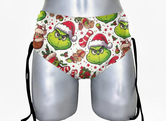 Cachetero jaretas pin-up grinch santa bco.