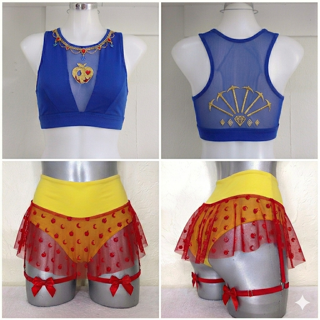 Conjunto princesa BLANCA NIEVES 🍎 Premium
