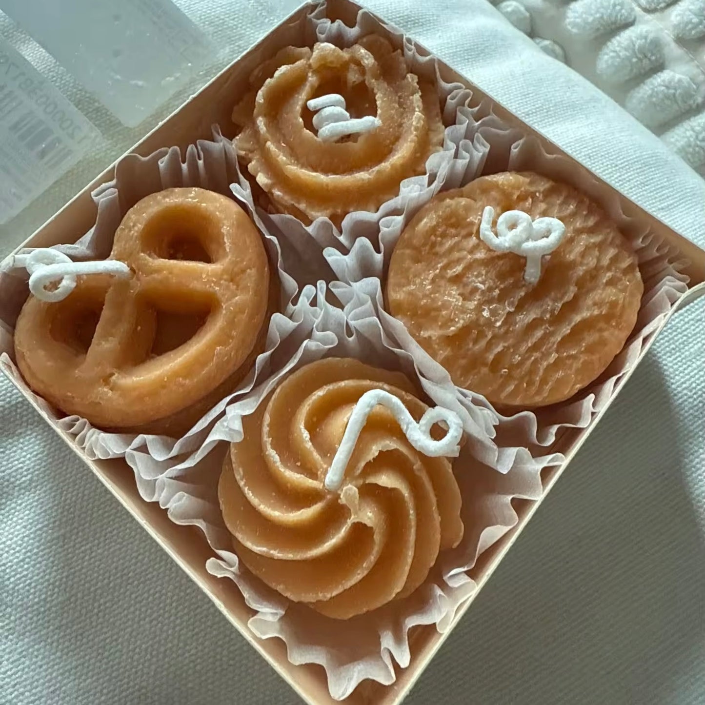 Velas de galletitas 4pzs.