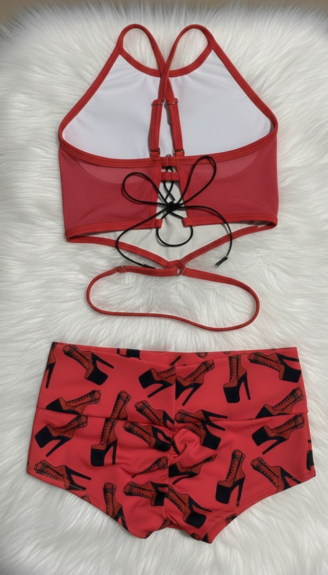 Conjunto botas rojo ❤️‍🔥