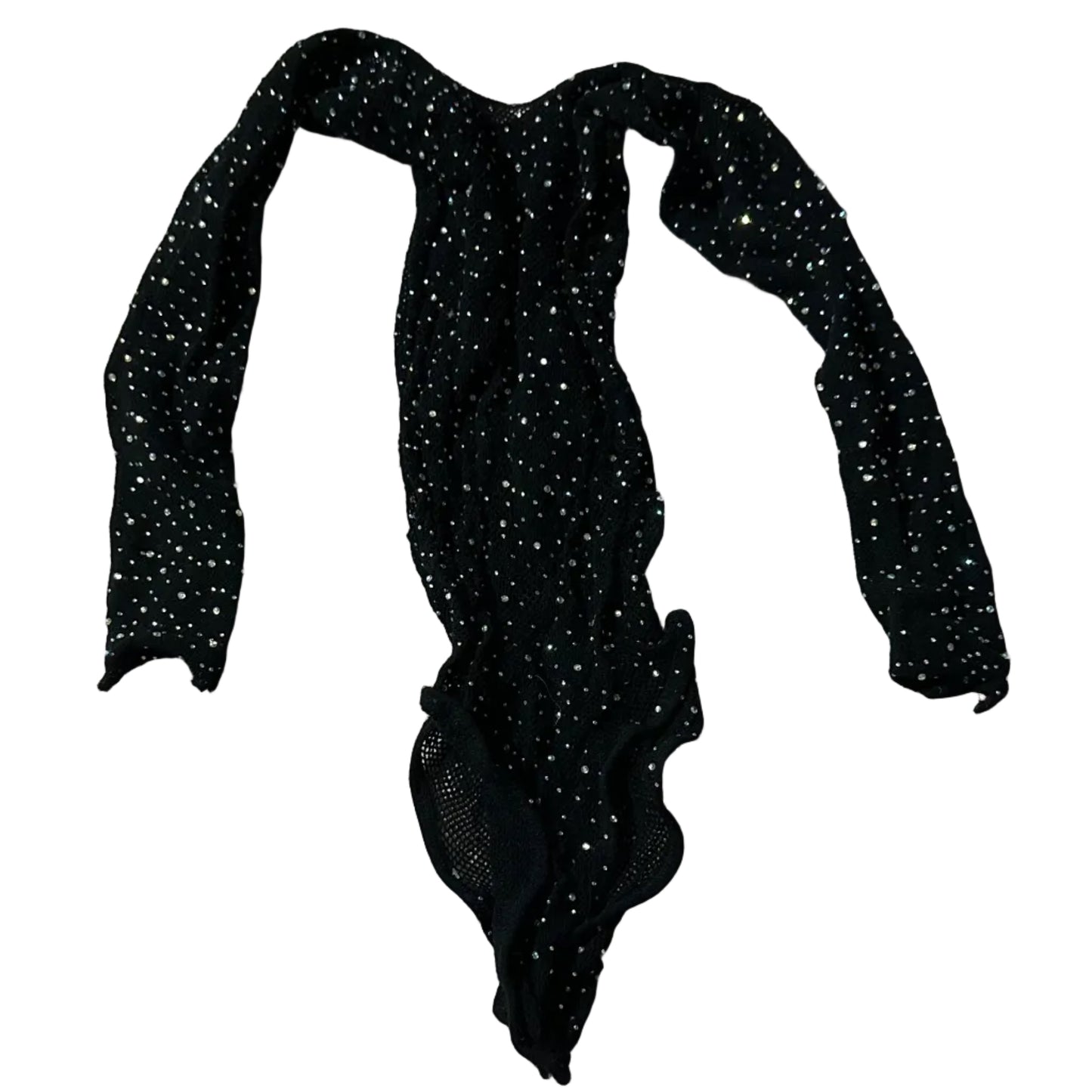 Body red negro con brillos unitalla