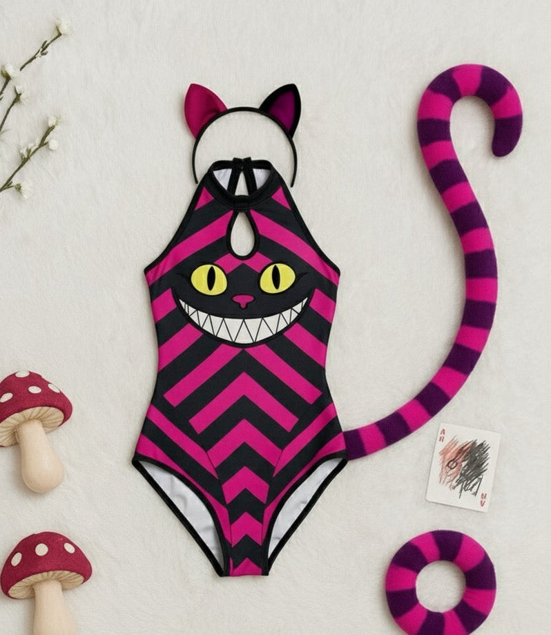 Body gota alicia en el pais de las maravillas - Cheshire 🐈