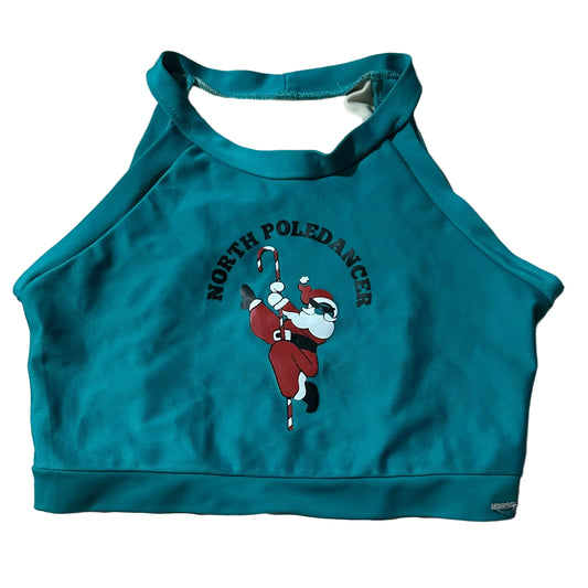 Top crop top santa verde ch/m