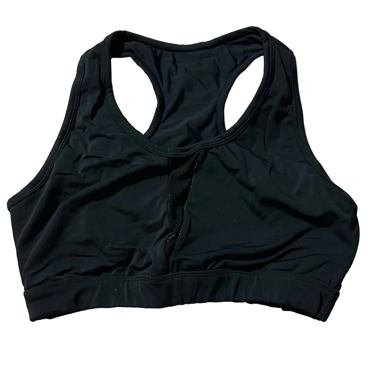 Top negro XL con red V