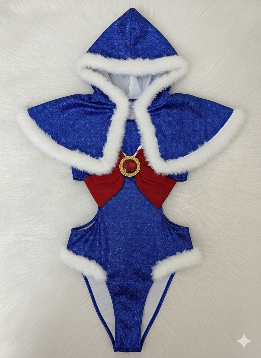 Body inp. Sailor moon navideño con capucha  🎄