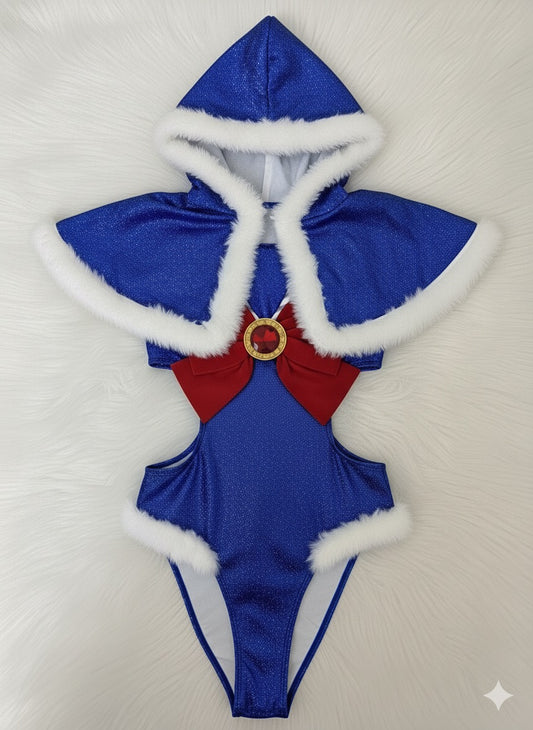 Body inp. Sailor moon navideño con capucha  🎄