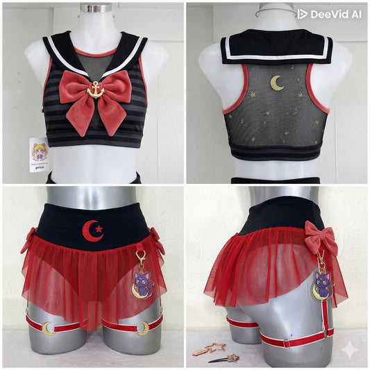 Conjunto sailor chibi premium 🐈‍⬛