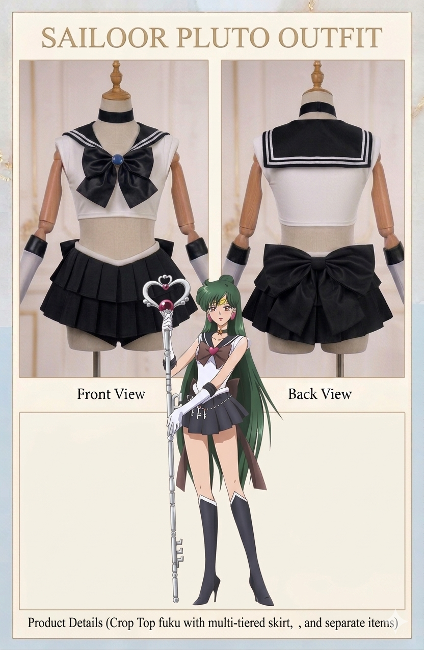 Conjunto Sailor pluto 💫☄️🌙