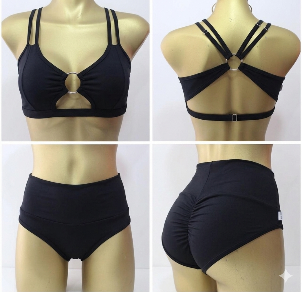 Conjunto “Spin Set” negro