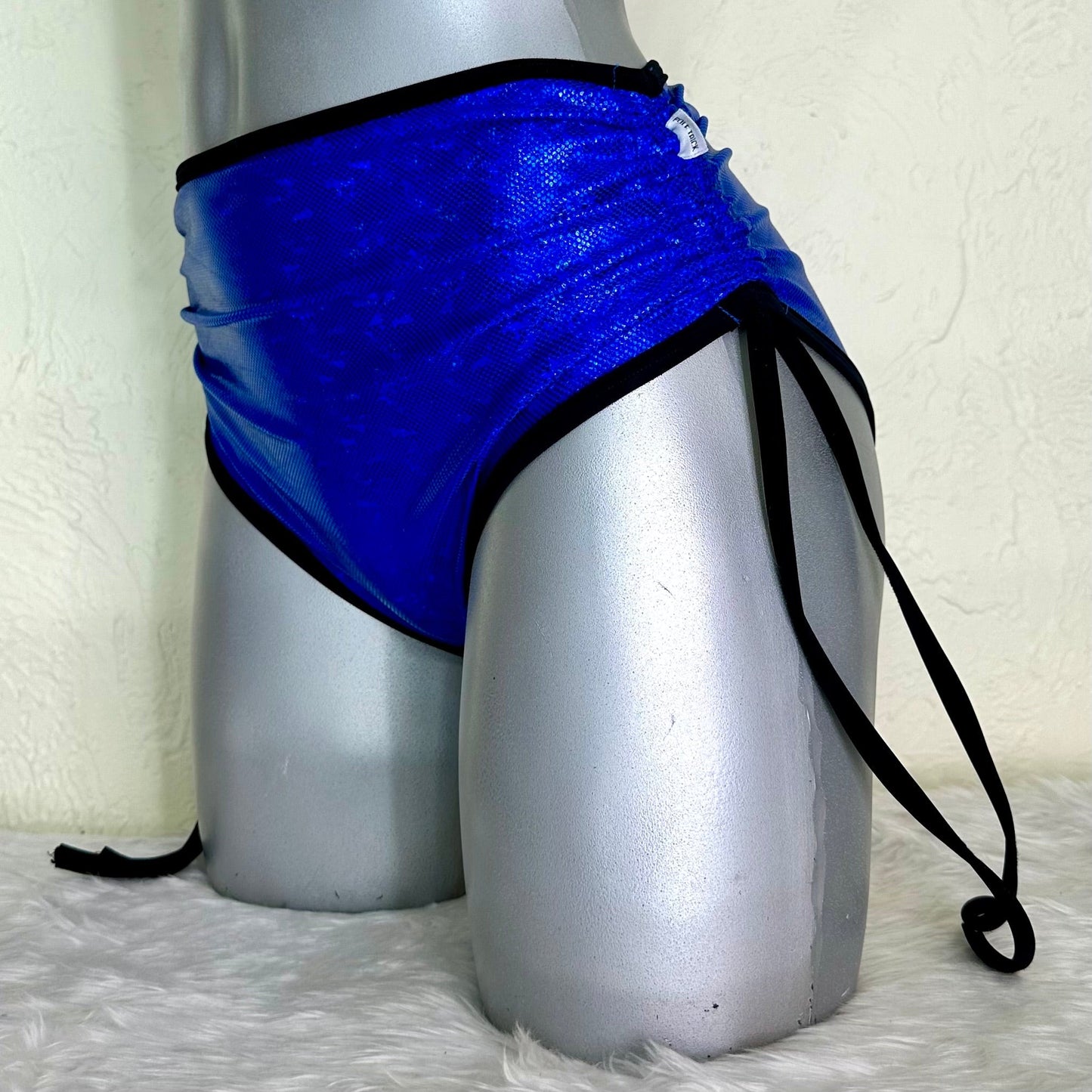 Cachetero jaretas pin-up azul holograma