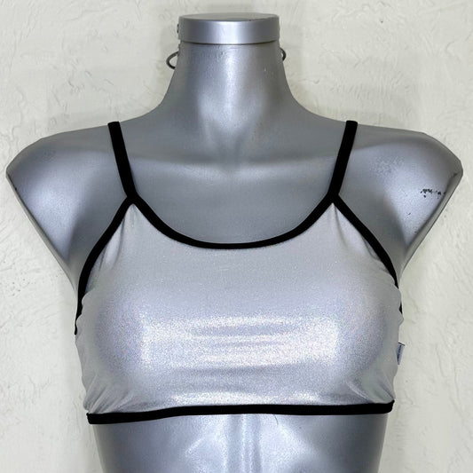 Top jazmin plata liso holograma