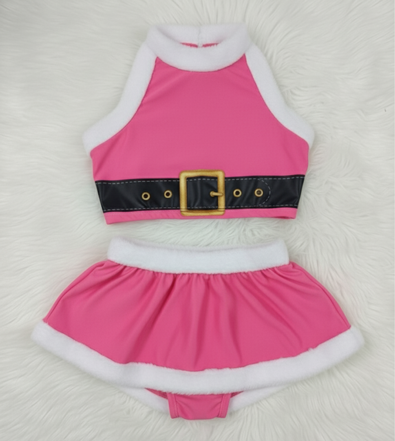 Conjunto Santa Claus 🧑‍🎄 Rosa