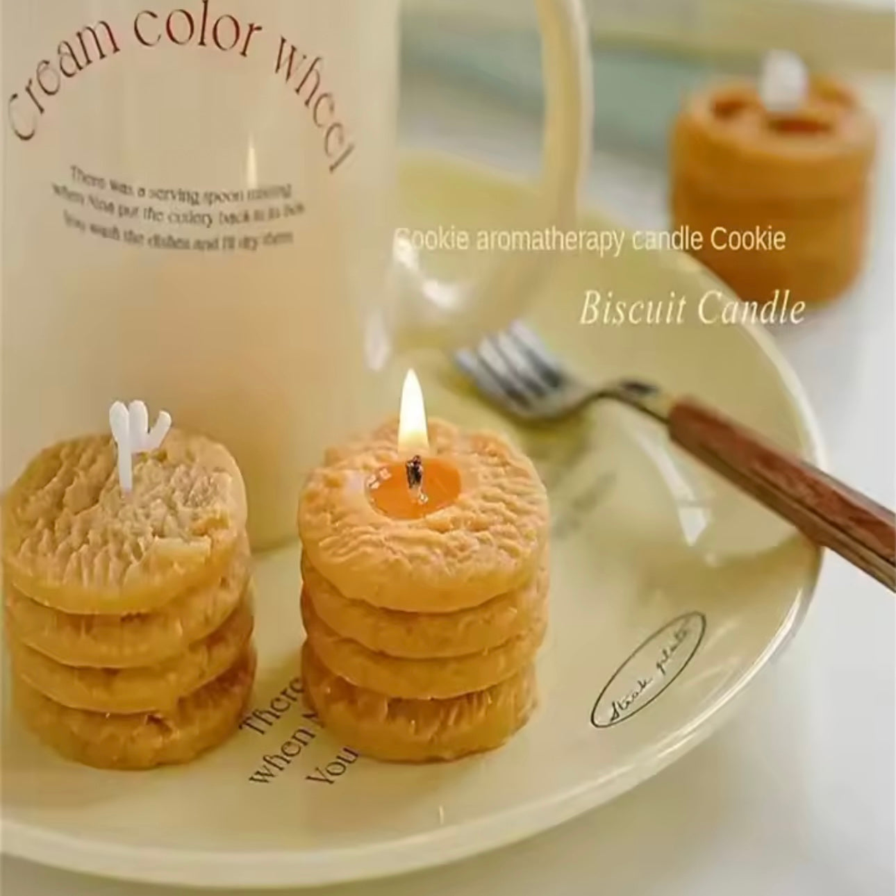 Velas de galletitas 4pzs.