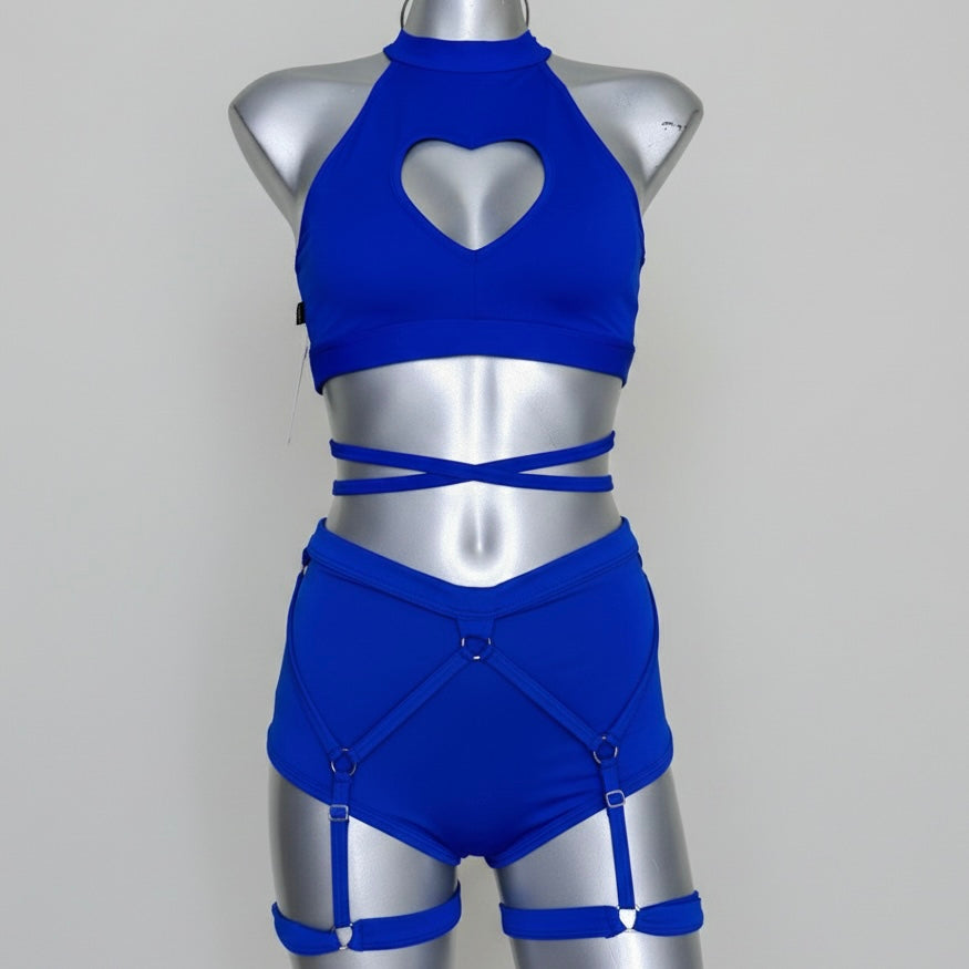 Conjunto corazón licra