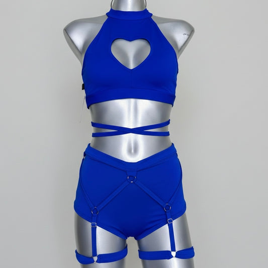 Conjunto corazón licra