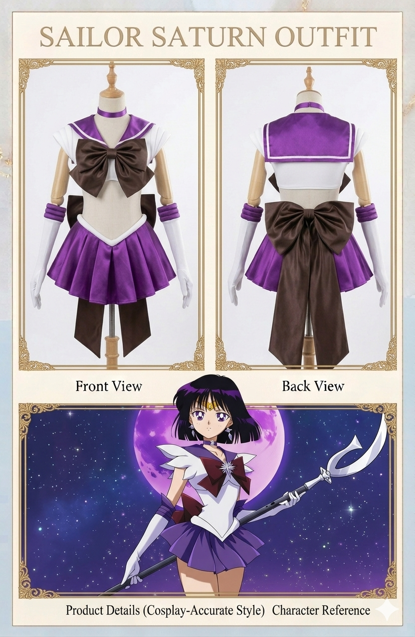 Conjunto Sailor Saturn 🌙💥💫 🪐