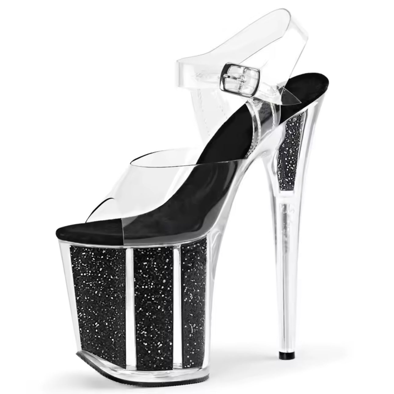 Zapatillas glitter de colores 8”