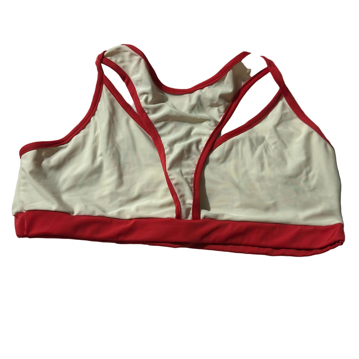 Top nude rojo xl