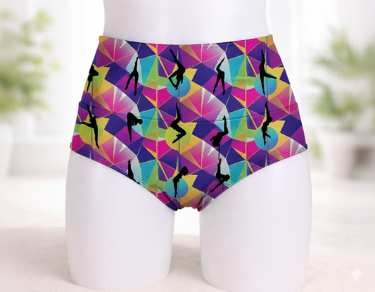 Cachetero posturas abstractas colores