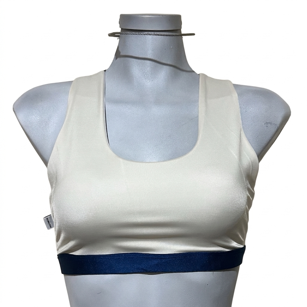 Top tiras nude/azul Ocean Power 🌊