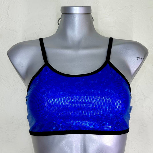 Top jazmin azul holograma