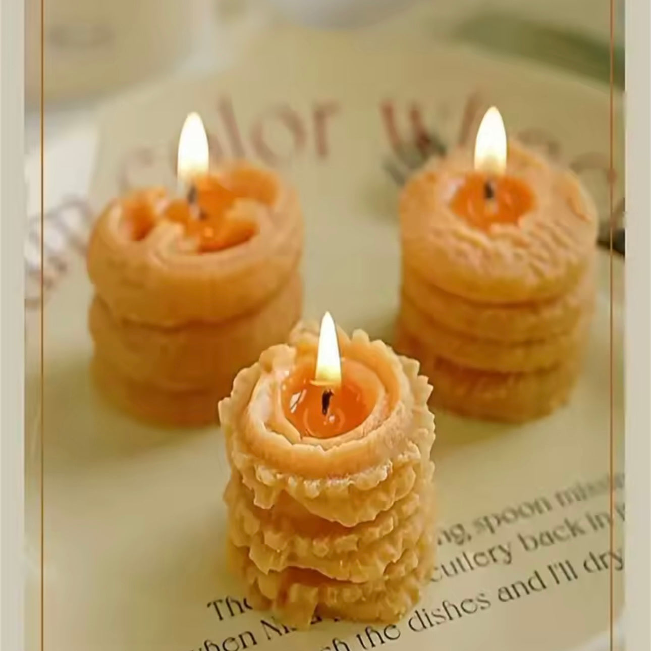 Velas de galletitas 4pzs.