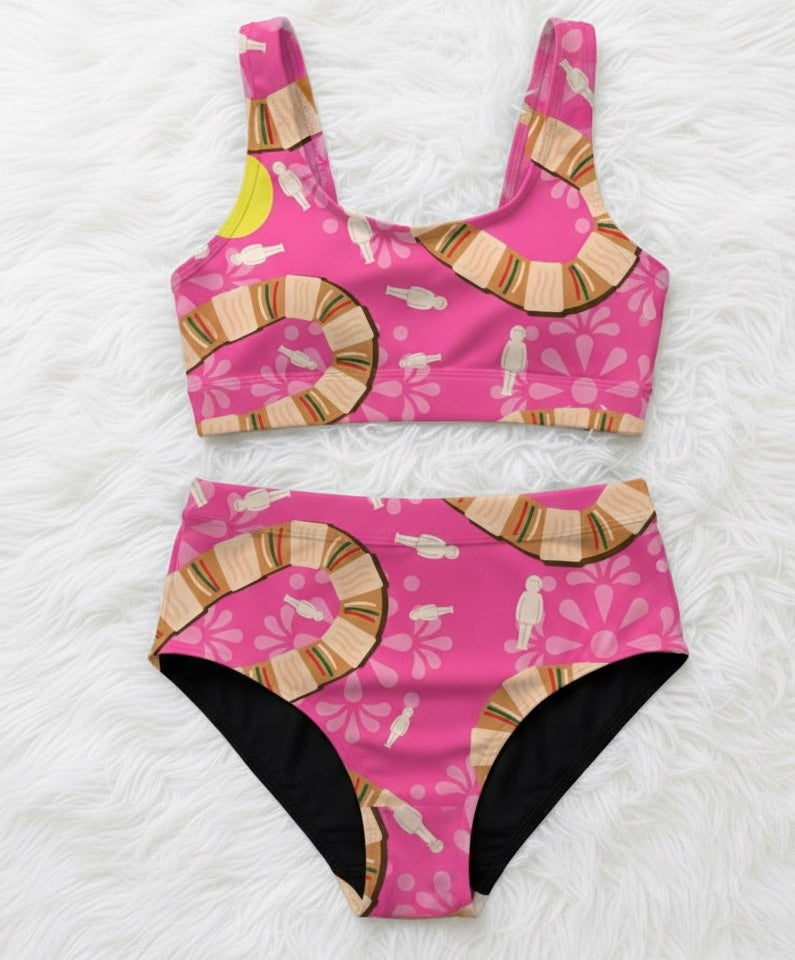 Conjunto rosca de reyes rosa 👑