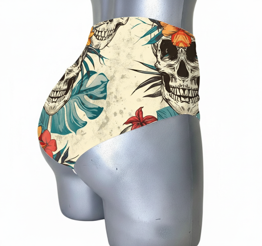 Cachetero sin arnés calaveras nude