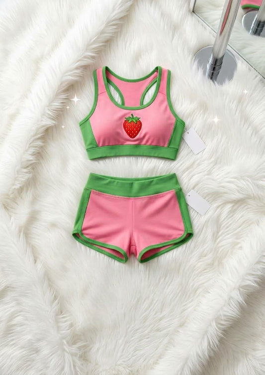 Conjunto frutinovela fresa 🍓 outfit