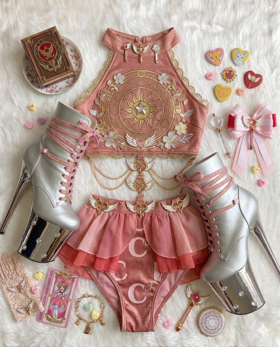 Conjunto Sakura card captors 🪽❤️