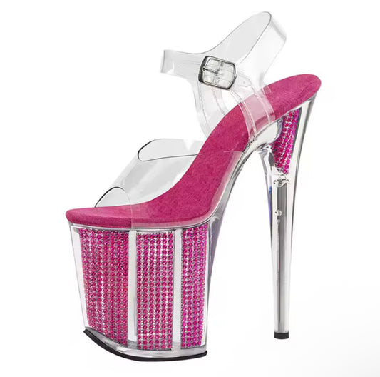 Zapatillas diamantes encapsulados 8”