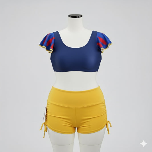 Cosplay conjunto disfraz Blanca nieves curvy plus