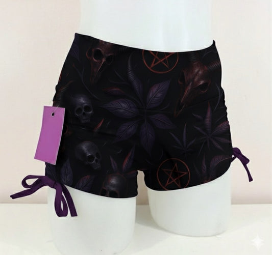 Short jaretas estampado original de Pole Forever star ⭐️ gothic