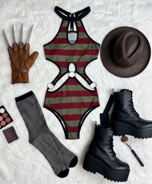 Body Aros Argolla freddy Krueguer 💀🗡️🔪