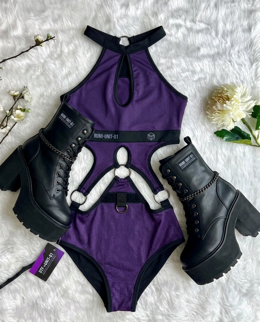 Body Aros Argolla Rumi Kpop inspo. Morado