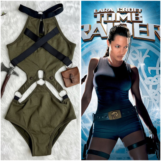 Body Aros Argolla Tomb Rider -Lara Crawford 🔫 💥