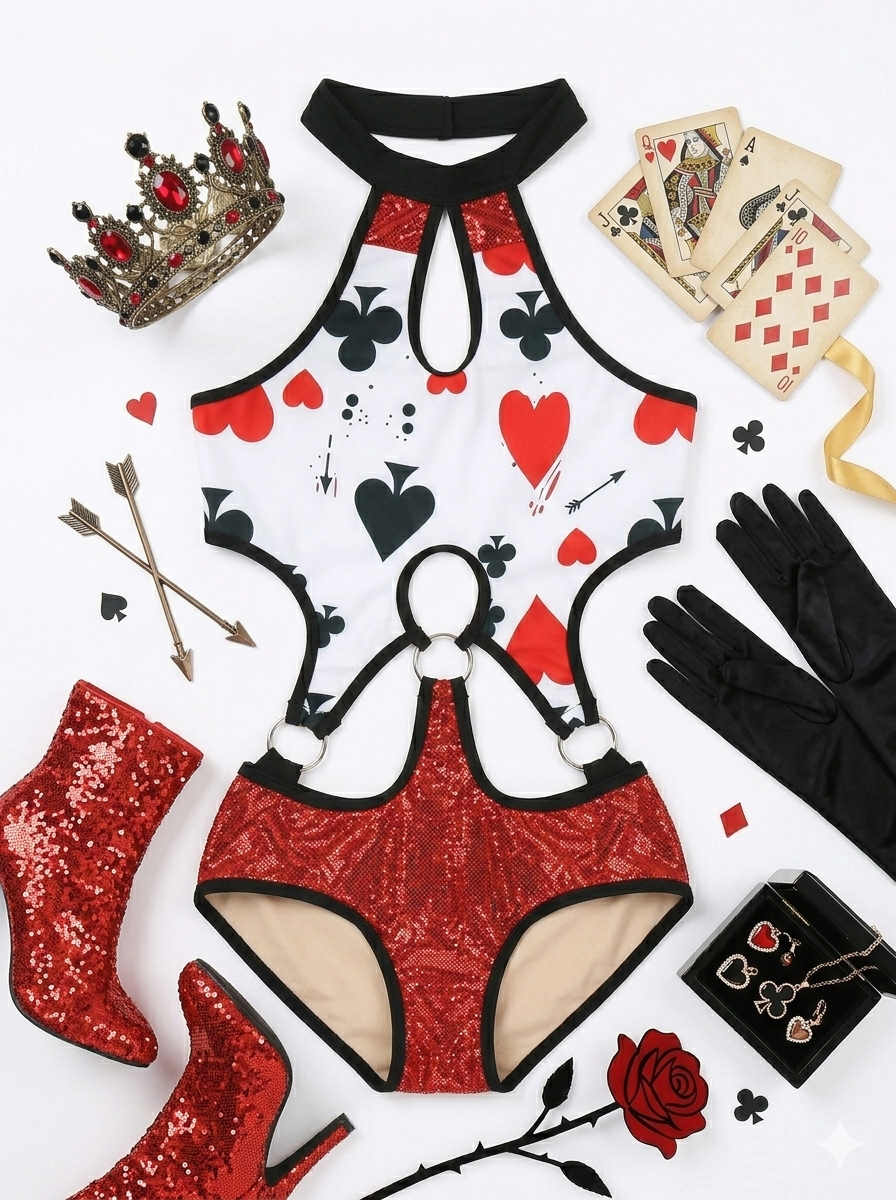 Body aro argolla reina de corazones ♥️ M